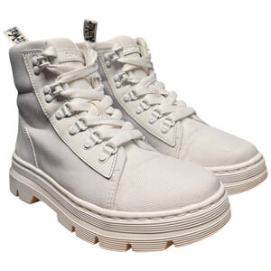 Doc's Dr Martens Combs Women's 7 White Combat Boots Platform